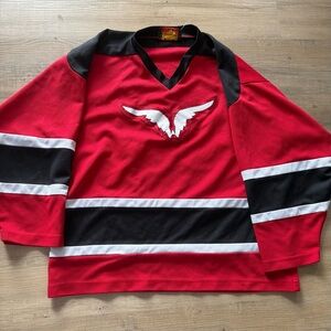 Red and Black Hockey Jersey